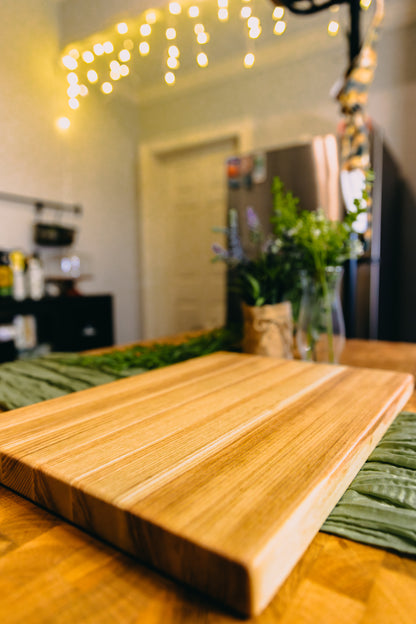 Edge Grain Ash Serving Board (One-Off 001)