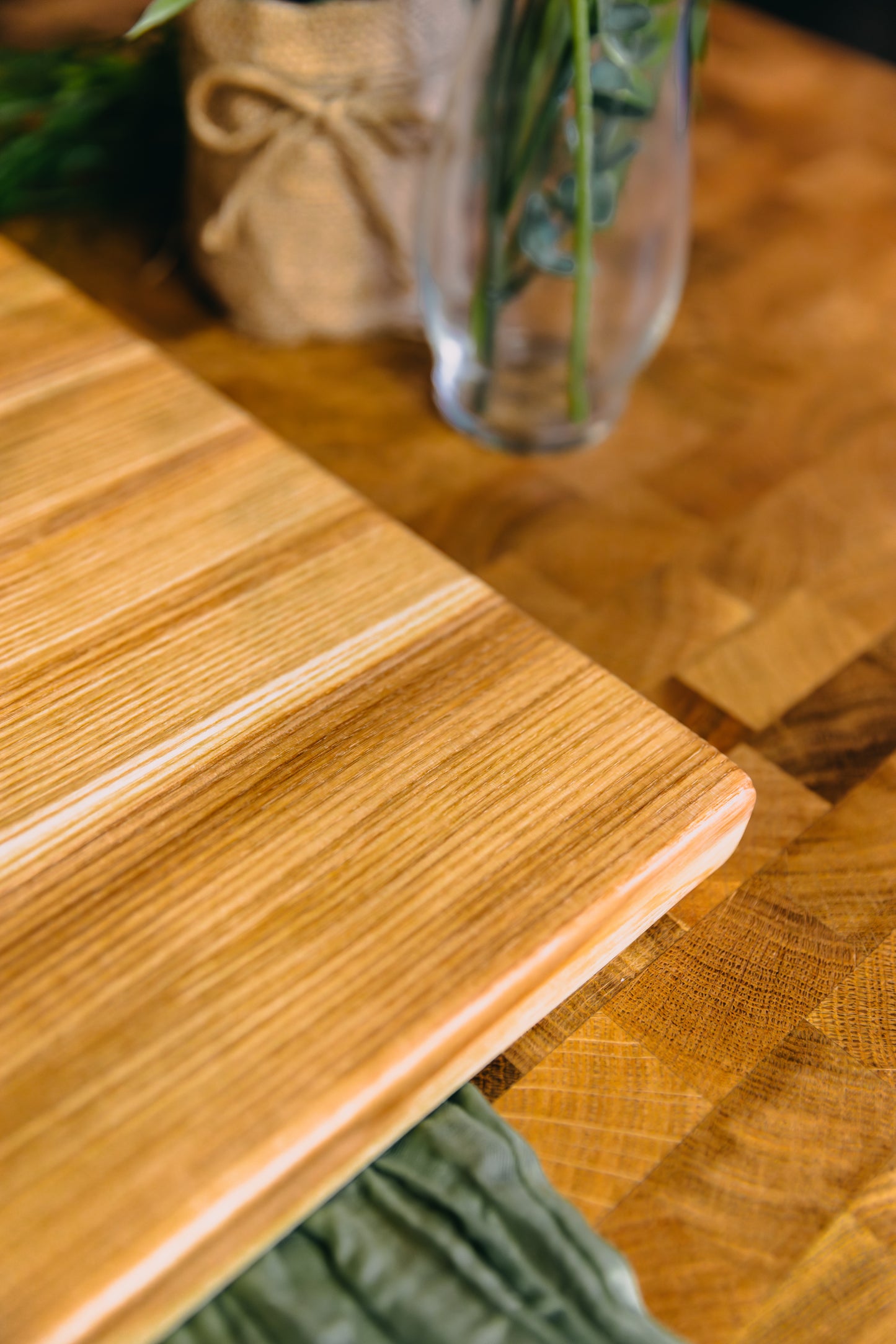 Edge Grain Ash Serving Board