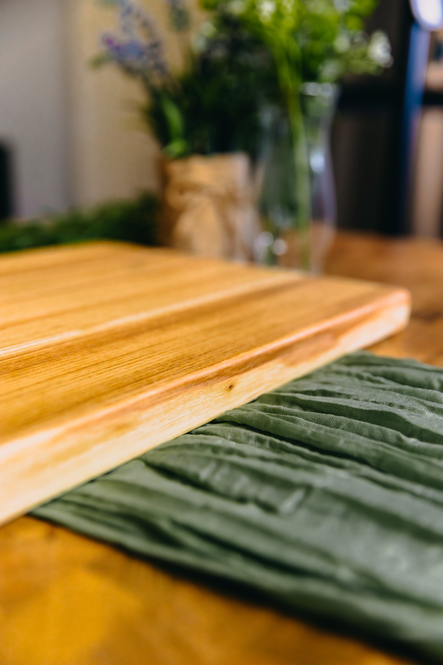 Edge Grain Ash Serving Board (One-Off 001)