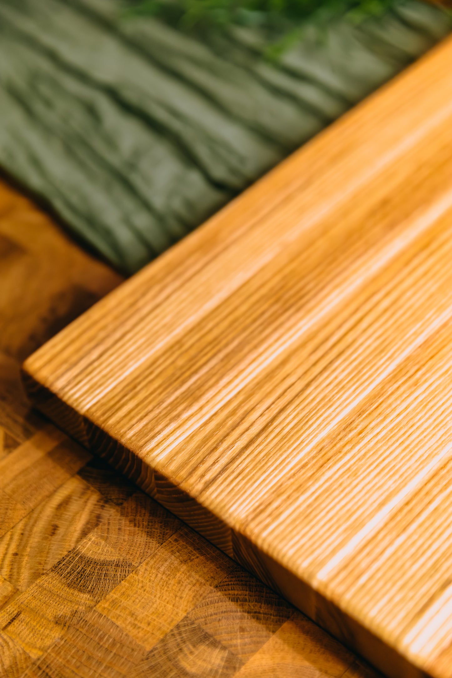 Edge Grain Ash Serving Board