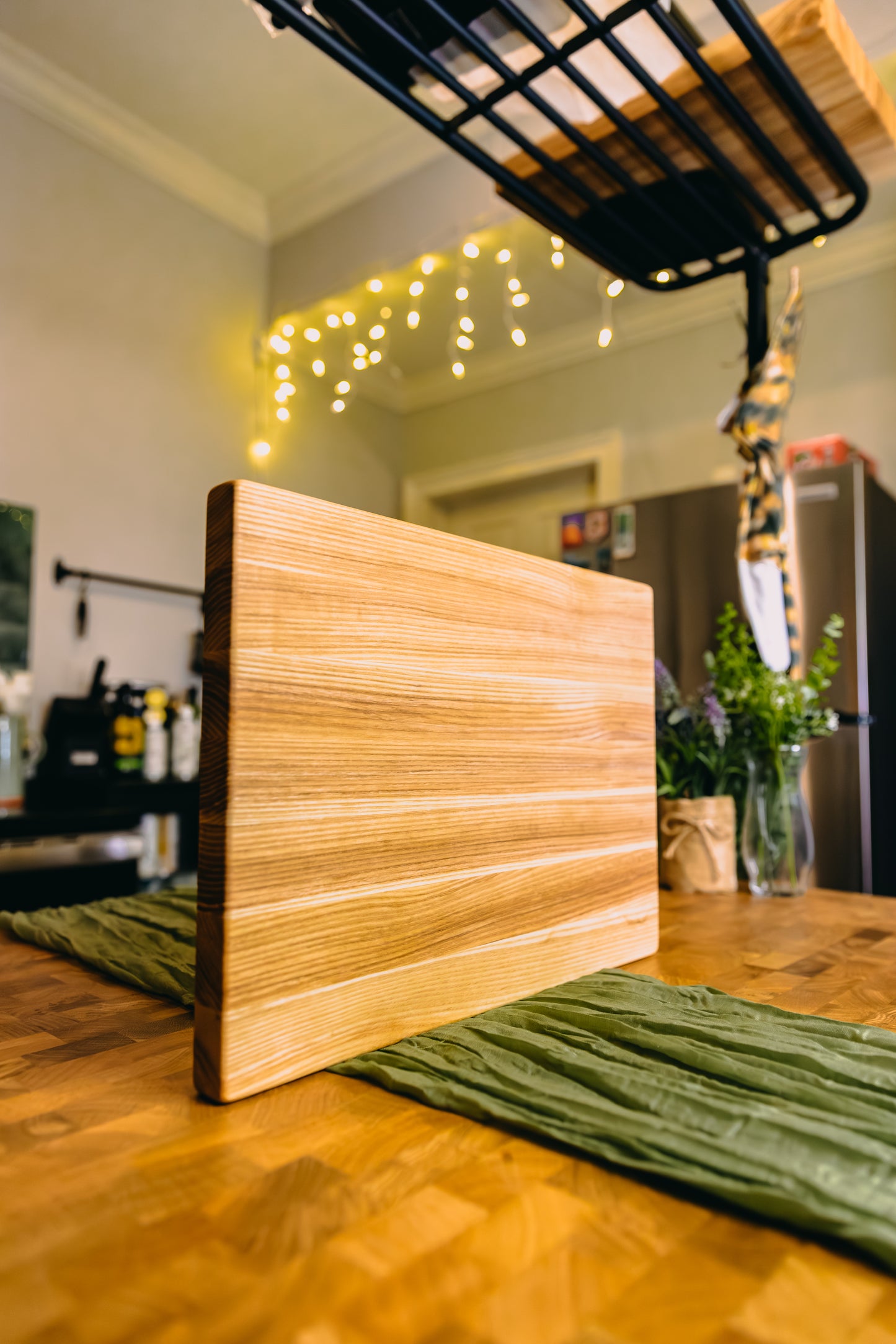 Edge Grain Ash Serving Board (One-Off 002)