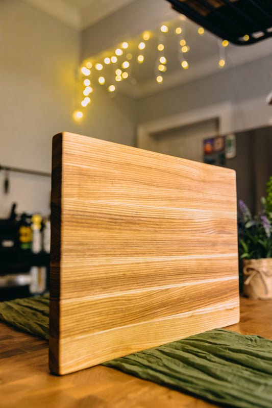 Edge Grain Ash Serving Board (One-Off 002)