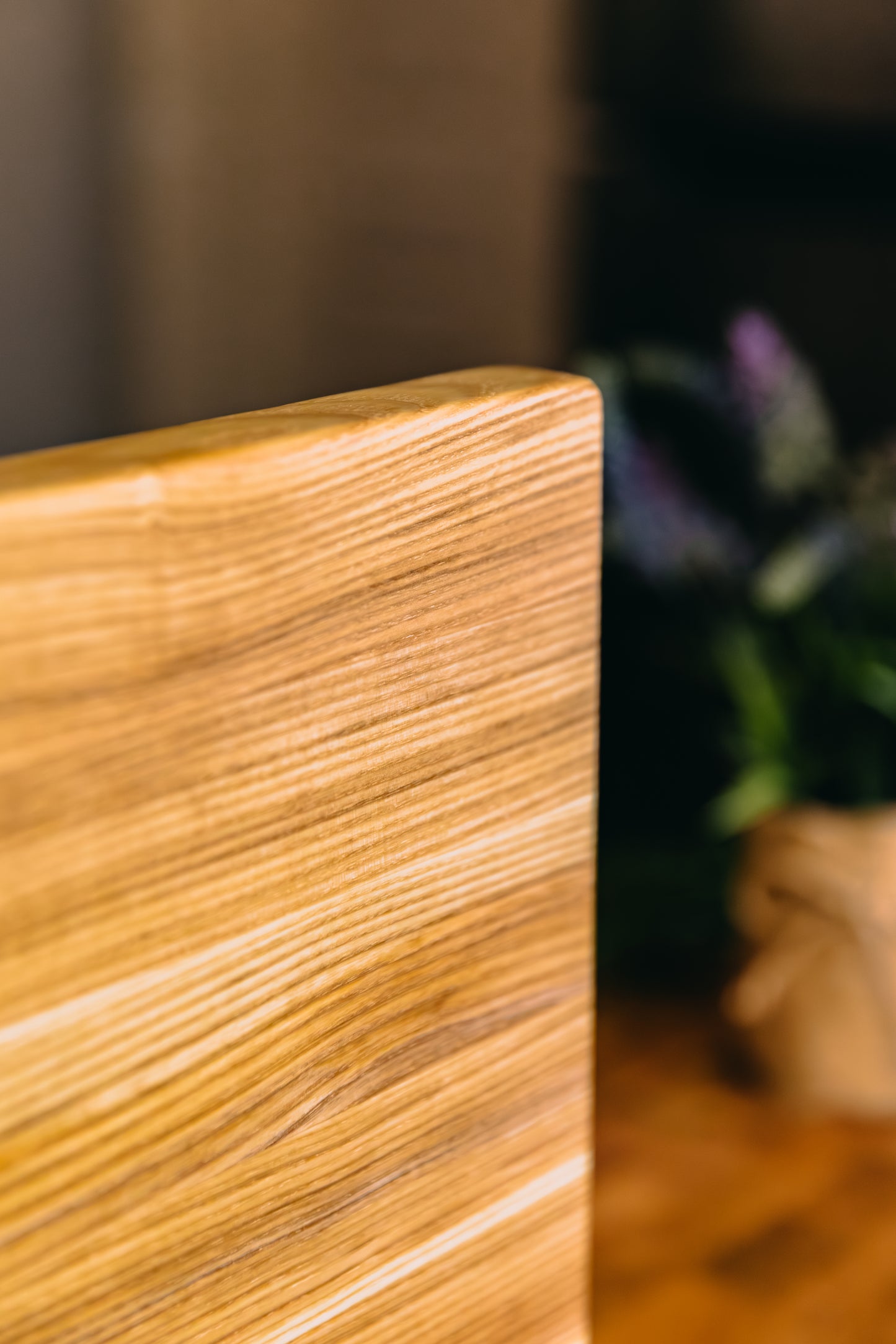 Edge Grain Ash Serving Board (One-Off 002)