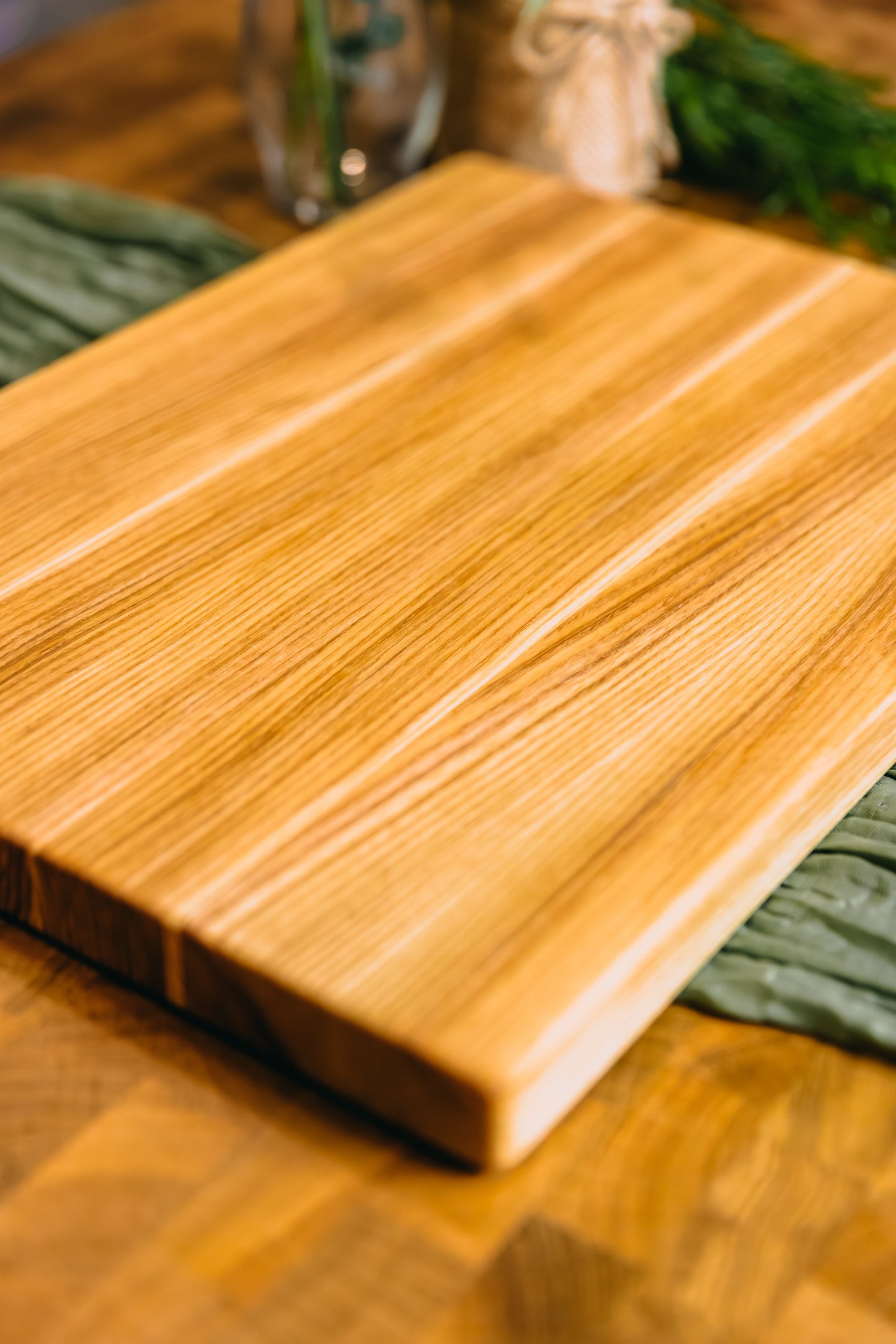 Edge Grain Ash Serving Board (One-Off 002)