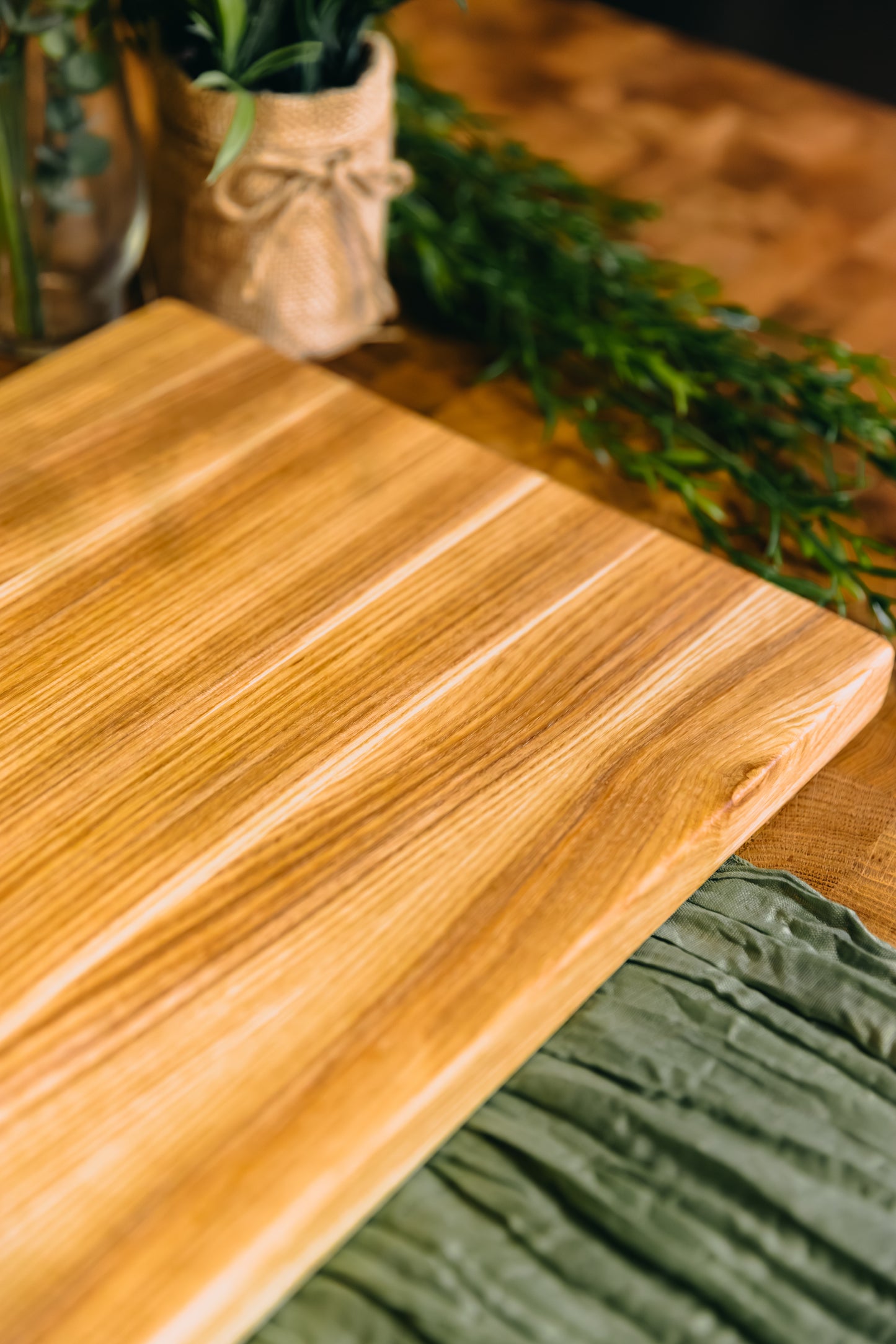 Edge Grain Ash Serving Board (One-Off 002)