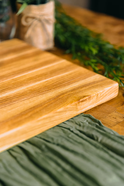Edge Grain Ash Serving Board (One-Off 002)