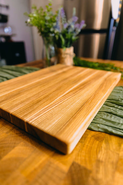 Edge Grain Ash Serving Board (One-Off 002)