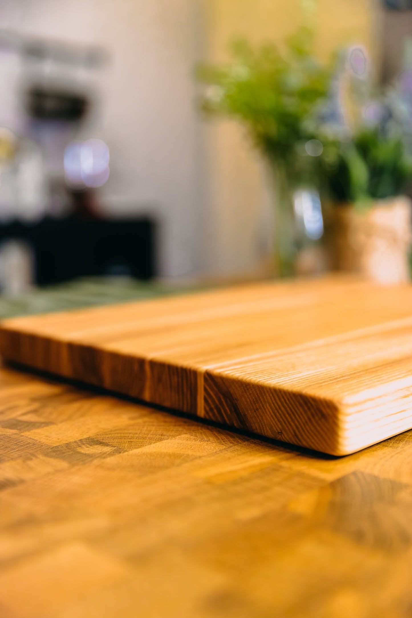 Edge Grain Ash Serving Board (One-Off 002)