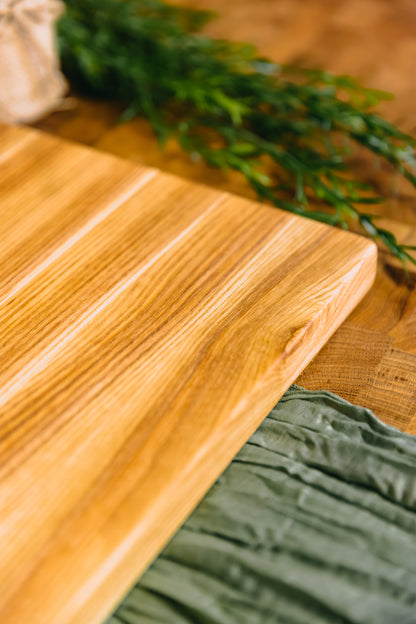 Edge Grain Ash Serving Board (One-Off 002)