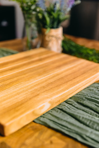 Edge Grain Ash Serving Board (One-Off 002)