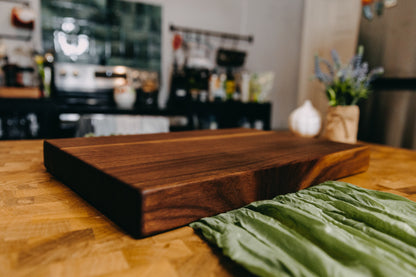 Edge Grain Black Walnut Cutting Board