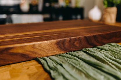 Edge Grain Black Walnut Cutting Board