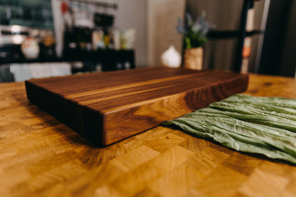 Edge Grain Black Walnut Cutting Board