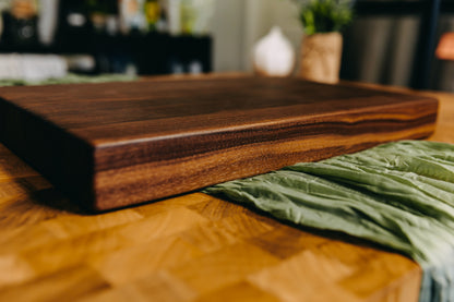 Edge Grain Black Walnut Cutting Board