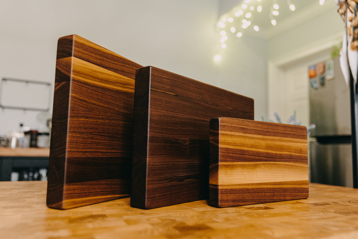 Edge Grain Black Walnut Cutting Board