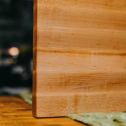 Edge Grain Hard Maple Cutting Board - One-Off 001 - "Curly"