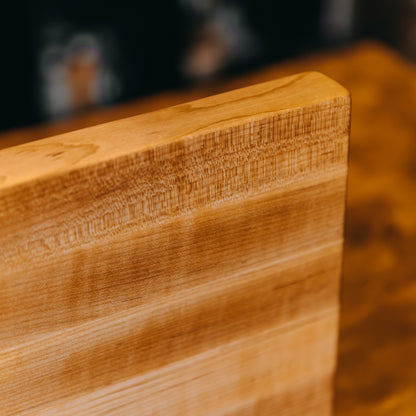 Edge Grain Hard Maple Cutting Board - One-Off 001 - "Curly"