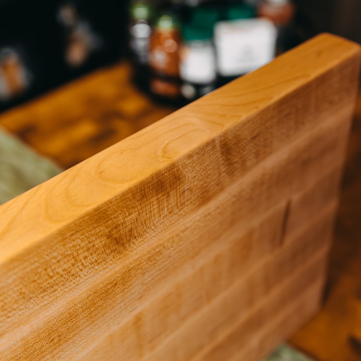 Edge Grain Hard Maple Cutting Board - One-Off 002 - "Curly"