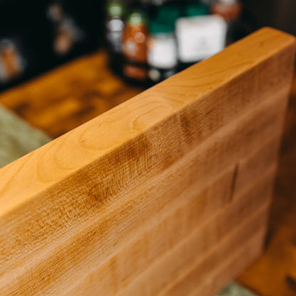 Edge Grain Hard Maple Cutting Board - One-Off 002 - "Curly"