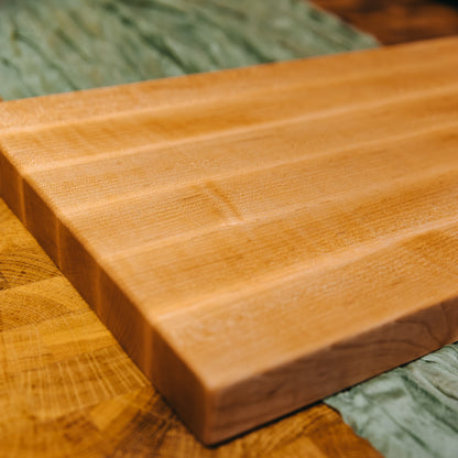 Edge Grain Hard Maple Cutting Board - One-Off 002 - "Curly"