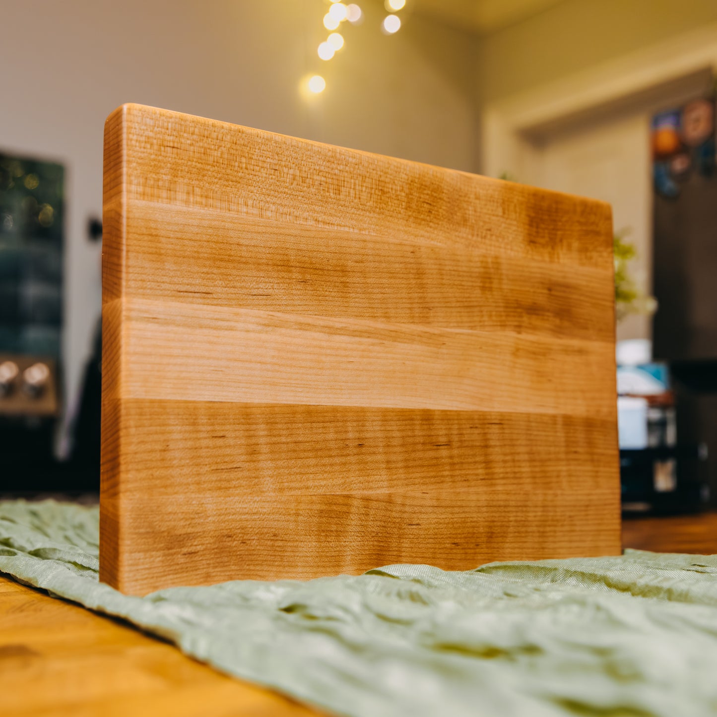 Edge Grain Hard Maple Serving Board (One-Off 004) - "Curly"