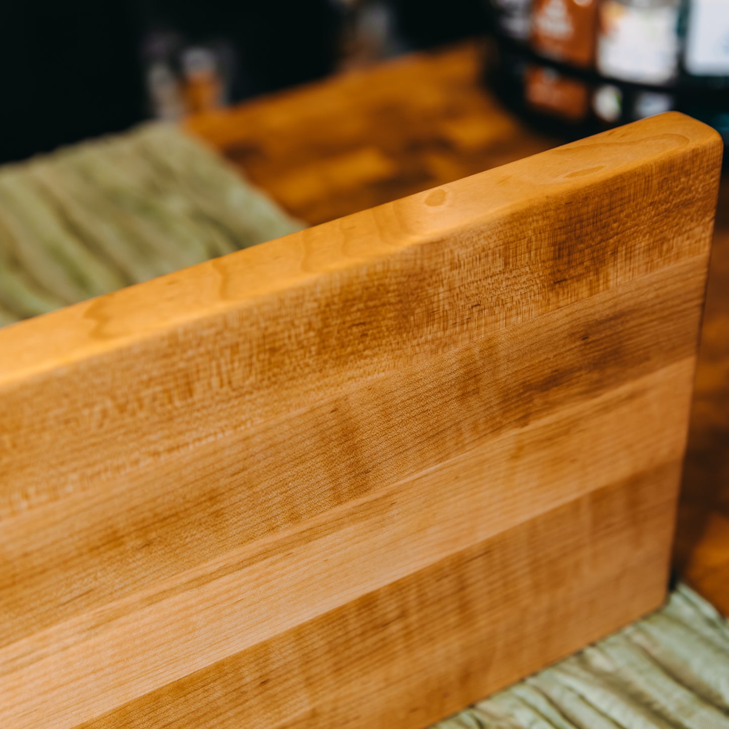 Edge Grain Hard Maple Serving Board (One-Off 004) - "Curly"