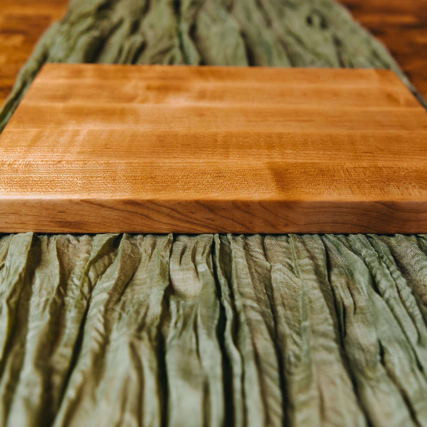 Edge Grain Hard Maple Serving Board (One-Off 004) - "Curly"