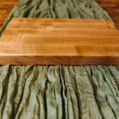 Edge Grain Hard Maple Serving Board (One-Off 004) - "Curly"