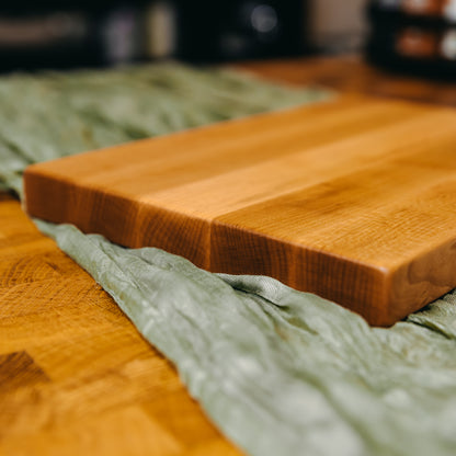 Edge Grain Hard Maple Serving Board (One-Off 004) - "Curly"