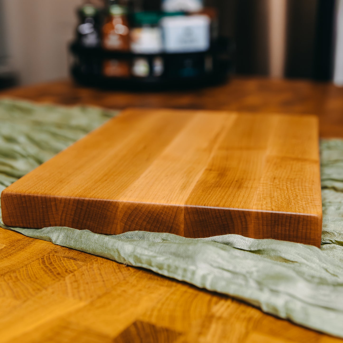 Edge Grain Hard Maple Serving Board (One-Off 004) - "Curly"