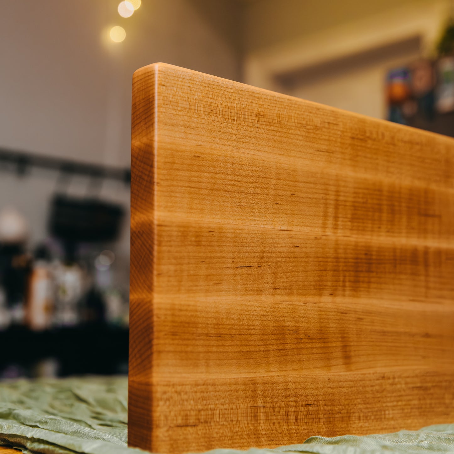 Edge Grain Hard Maple Serving Board (One-Off 006) - "Curly"