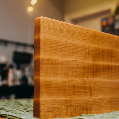 Edge Grain Hard Maple Serving Board (One-Off 006) - "Curly"