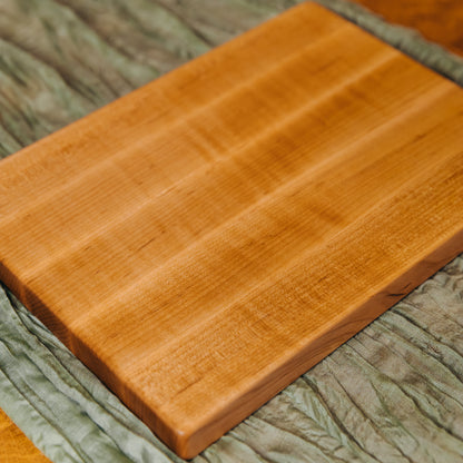 Edge Grain Hard Maple Serving Board (One-Off 006) - "Curly"