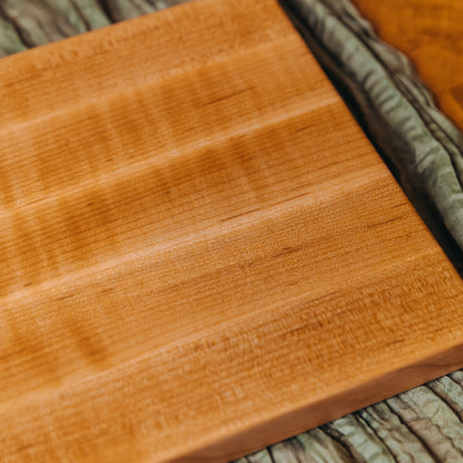 Edge Grain Hard Maple Serving Board (One-Off 006) - "Curly"