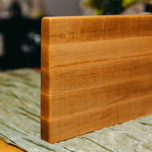 Edge Grain Hard Maple Serving Board (One-Off 007) - "Curly"
