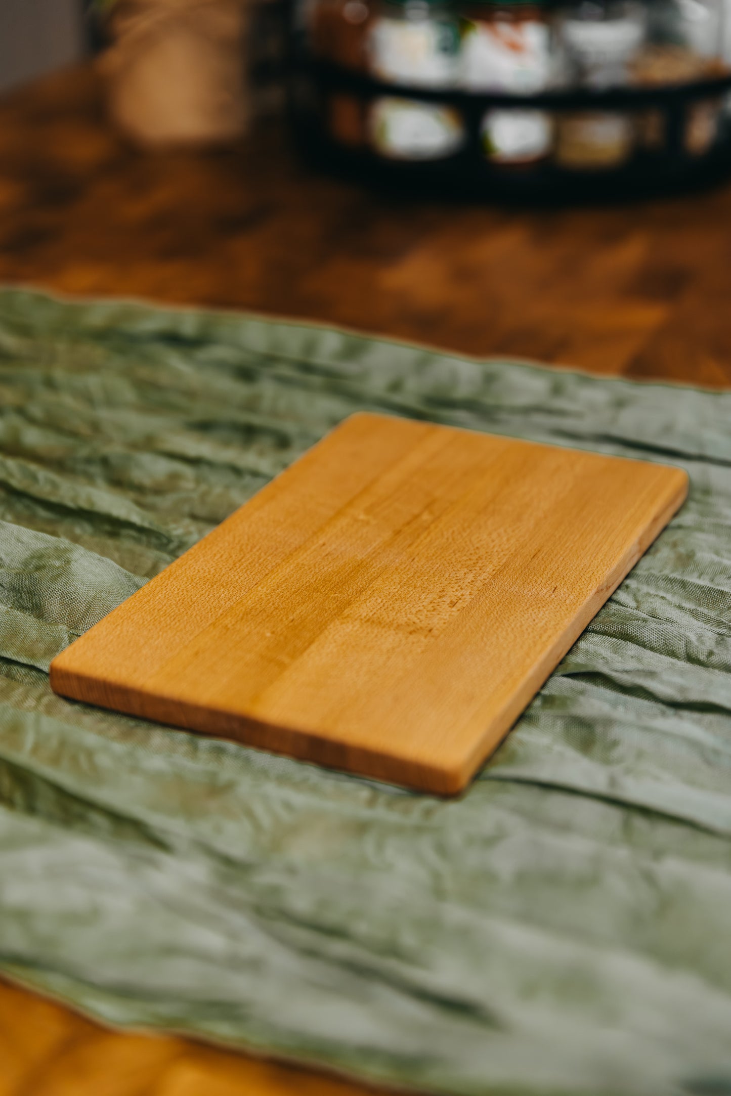 Edge Grain Hard Maple Spice Board - A Forest Goblin Original