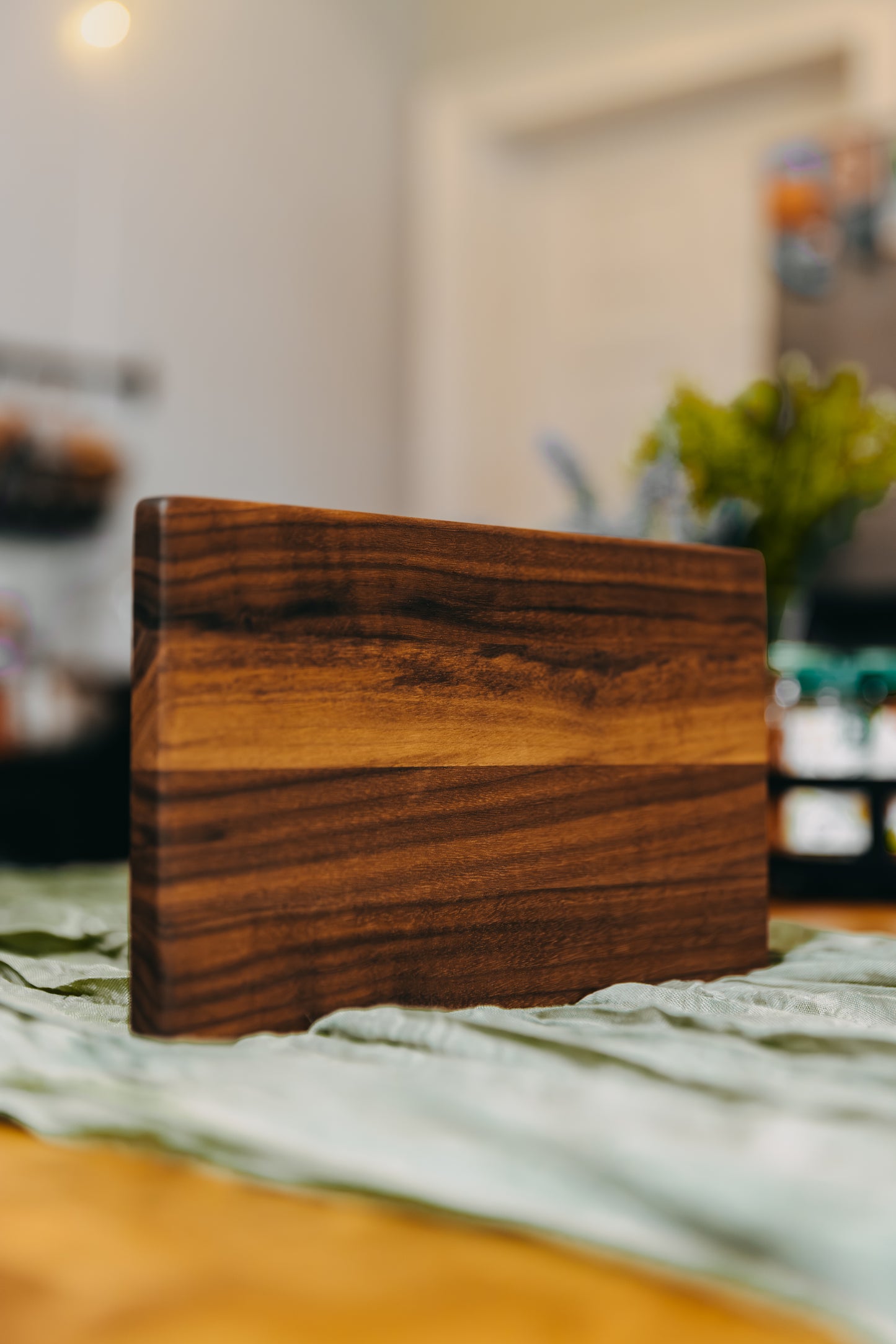 Edge Grain Black Walnut Spice Board - A Forest Goblin Original