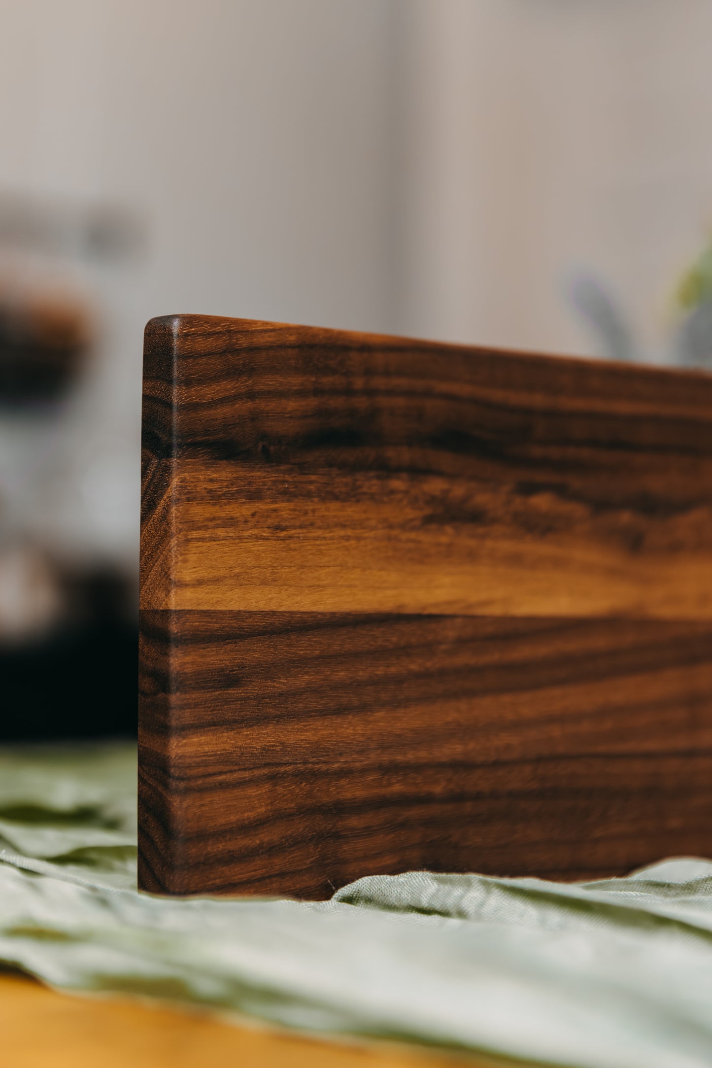 Edge Grain Black Walnut Spice Board - A Forest Goblin Original