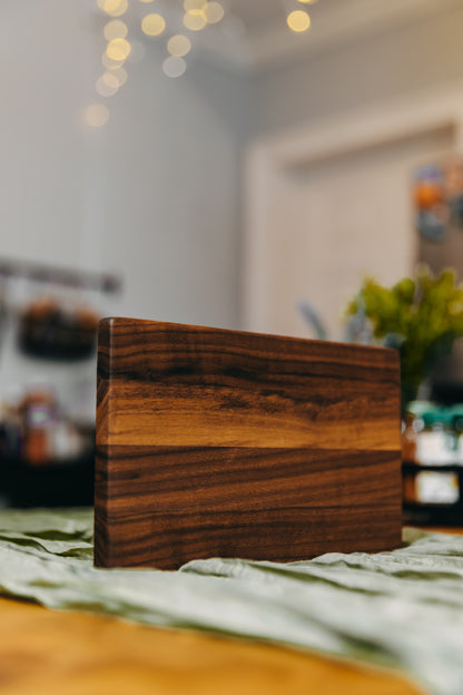 Edge Grain Black Walnut Spice Board - A Forest Goblin Original