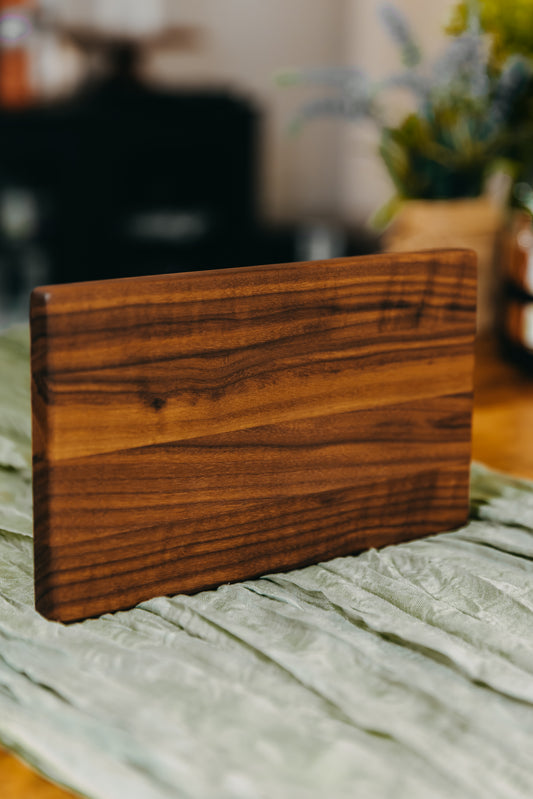 Edge Grain Black Walnut Spice Board - A Forest Goblin Original