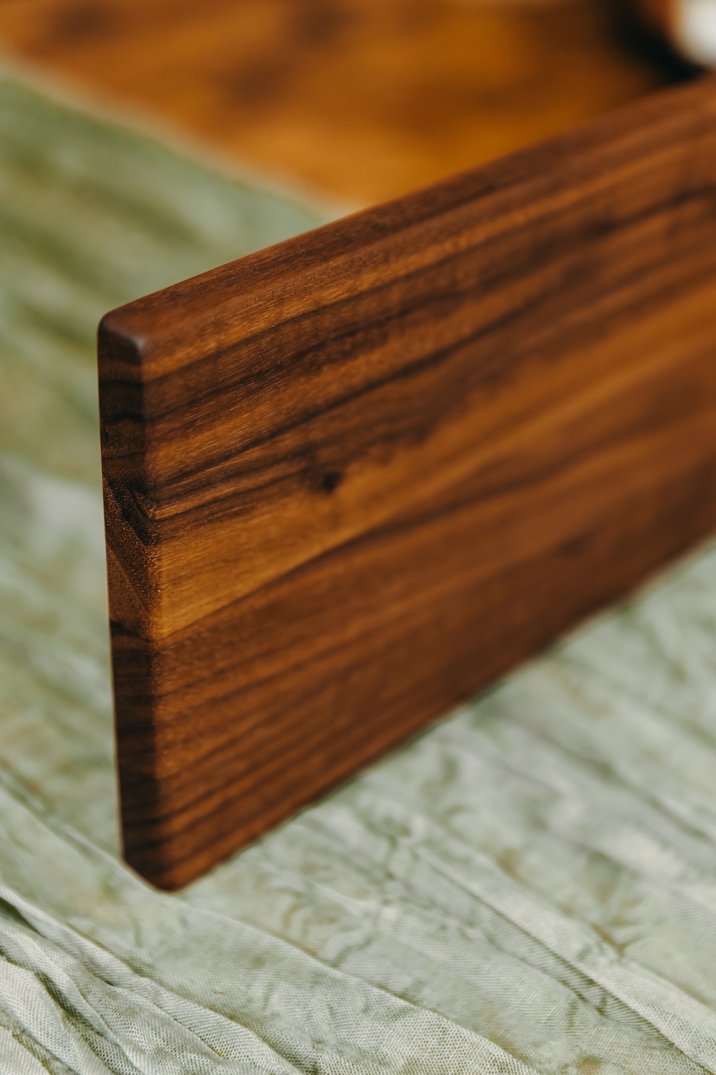 Edge Grain Black Walnut Spice Board - A Forest Goblin Original