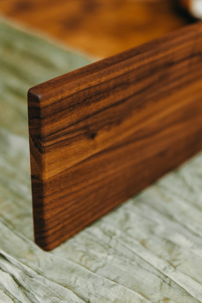 Edge Grain Black Walnut Spice Board - A Forest Goblin Original