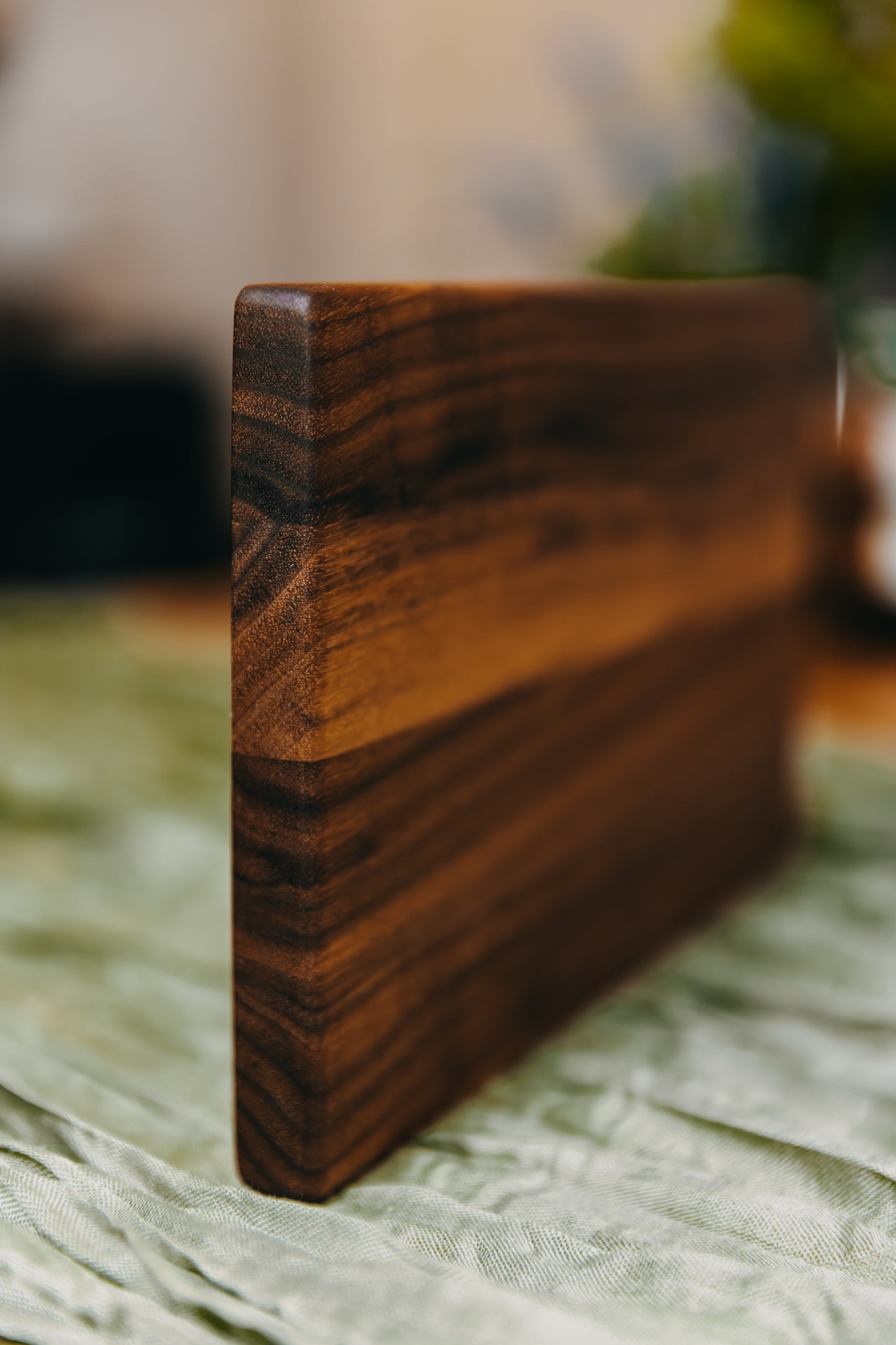 Edge Grain Black Walnut Spice Board - A Forest Goblin Original