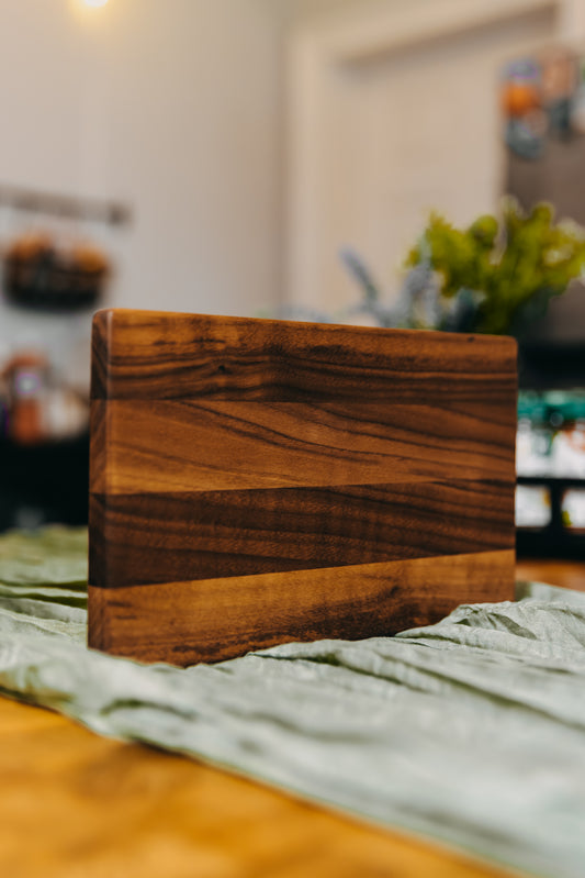 Edge Grain Black Walnut Spice Board - A Forest Goblin Original