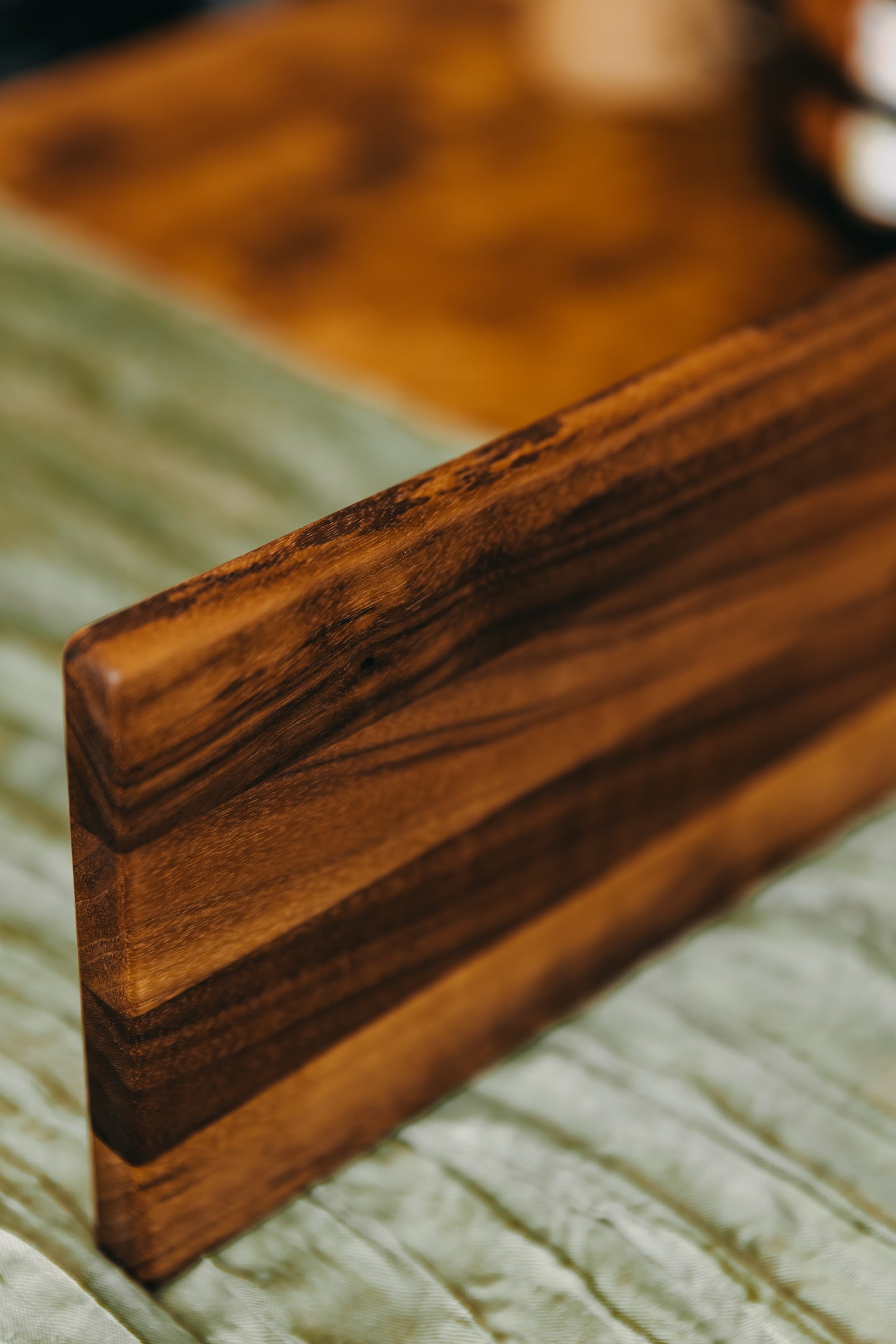 Edge Grain Black Walnut Spice Board - A Forest Goblin Original