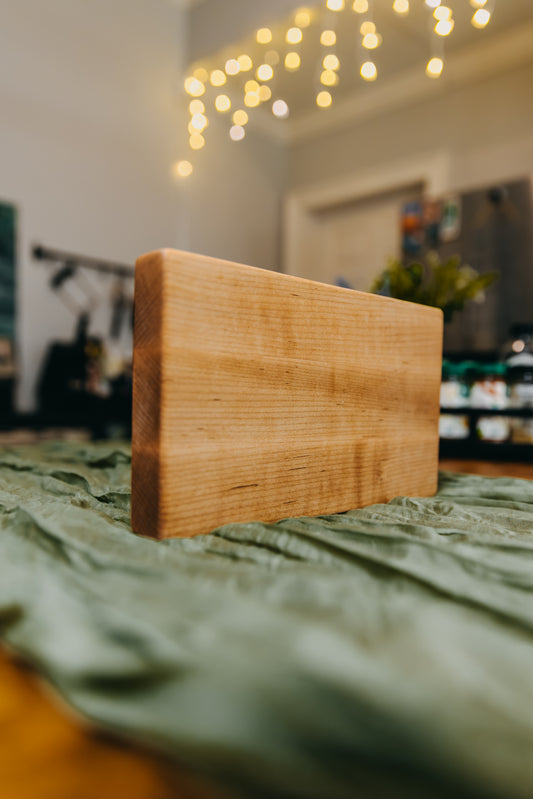 Edge Grain Hard Maple Serving Board (One-Off 008) - "Curly"