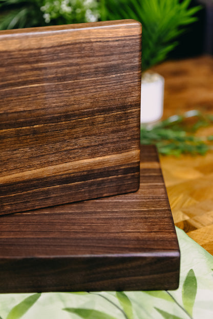 Edge Grain Black Walnut Serving Board