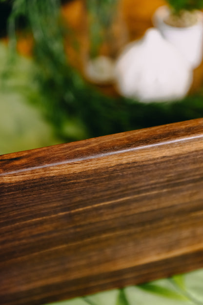 Edge Grain Black Walnut Serving Board (One-Off 001)