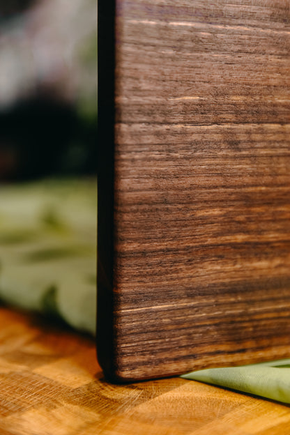Edge Grain Black Walnut Serving Board (One-Off 001)