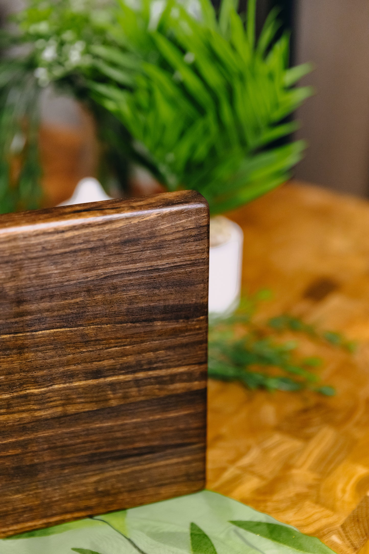 Edge Grain Black Walnut Serving Board (One-Off 001)